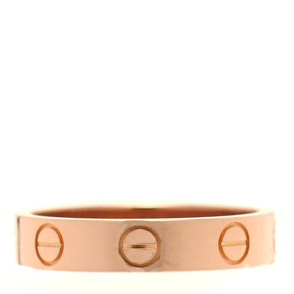 Cartier 18K Yellow Gold 3.5mm LOVE Wedding Band Ring 49 4.75 3 of 5