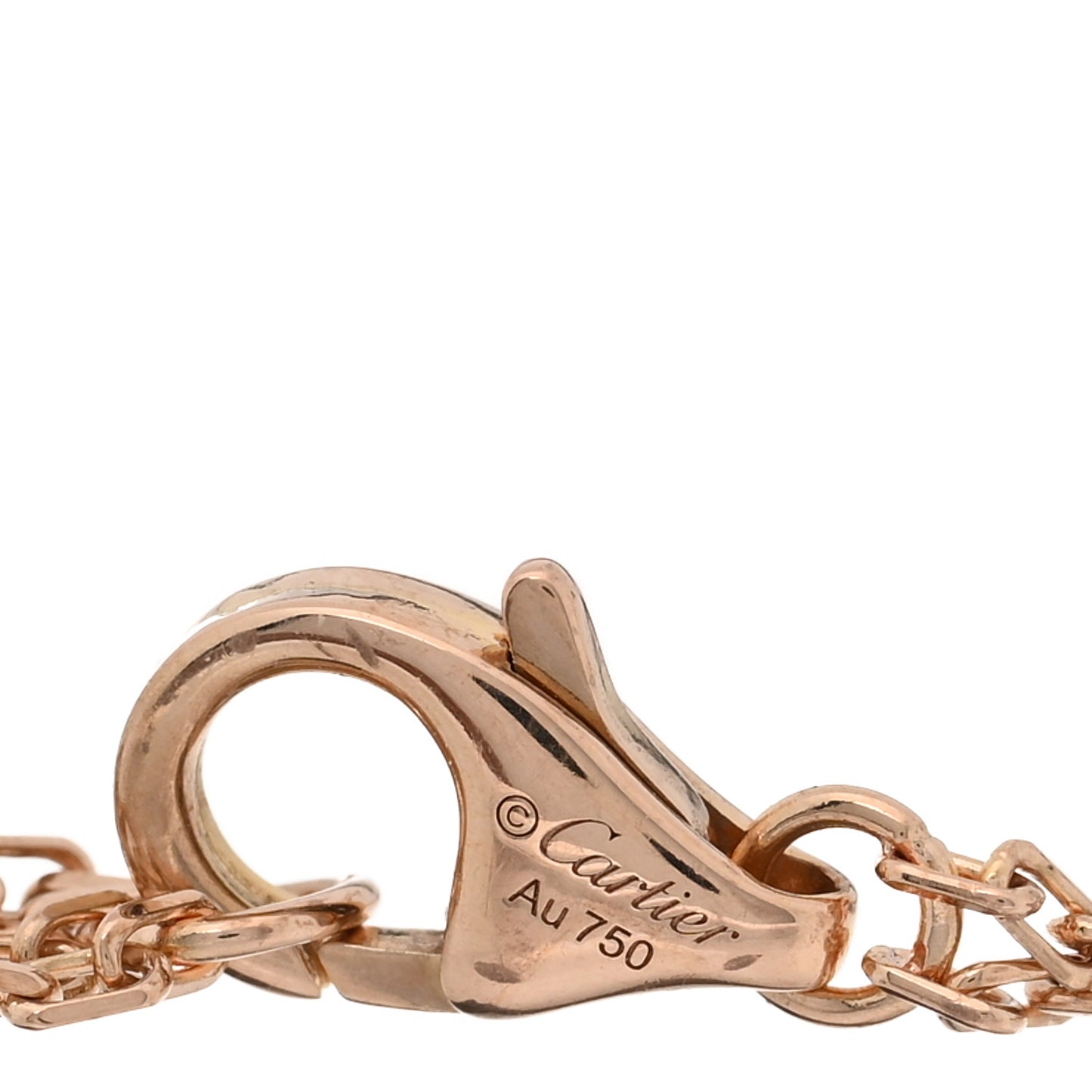 18K Pink Gold Diamond LOVE Bracelet