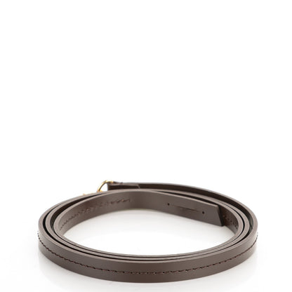 Louis Vuitton Calfskin 12mm Favorite Long Strap Brown 3 of 4
