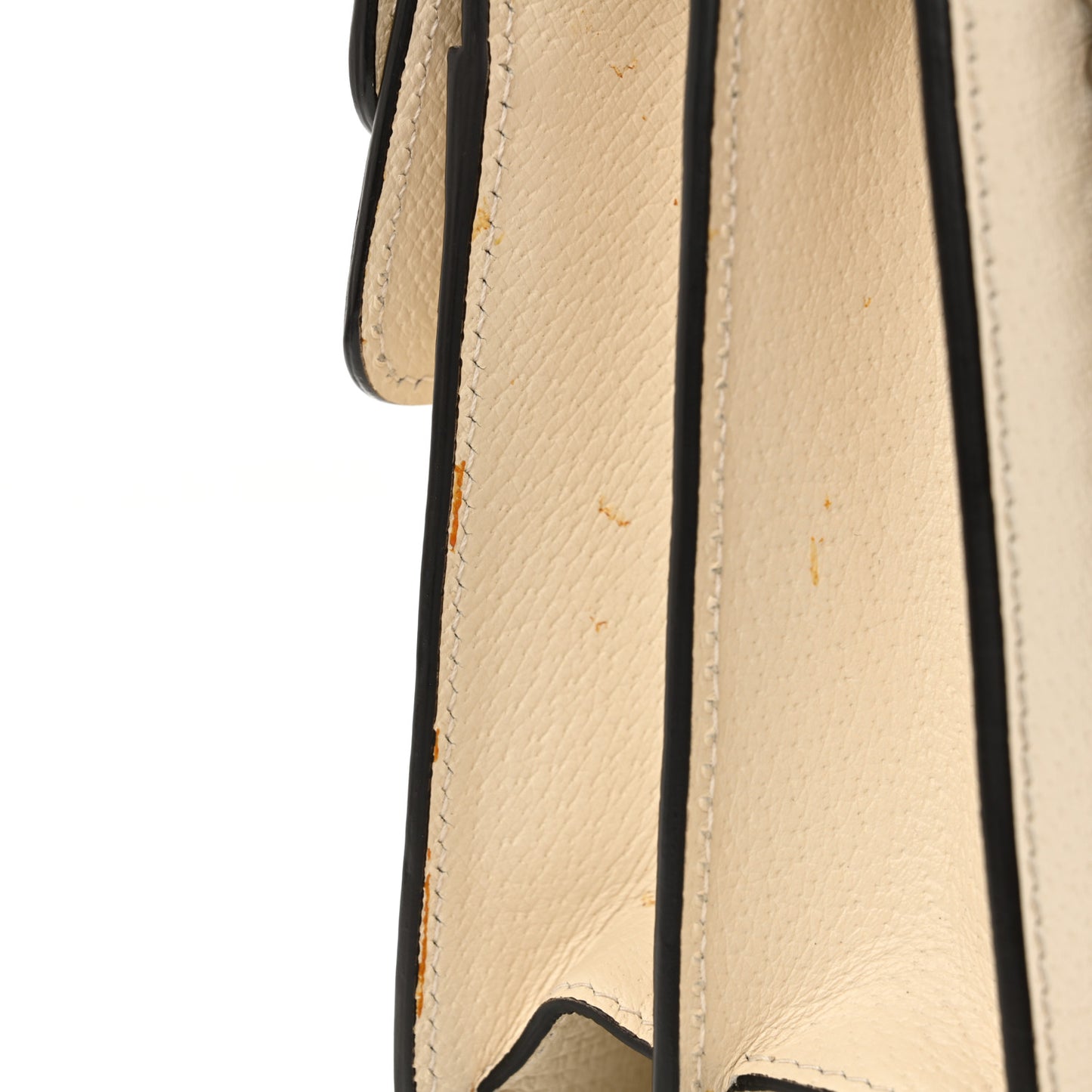 Textured Calfskin Crystal Small Dionysus Shoulder Bag Mystic White