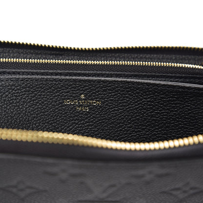 Louis Vuitton Empreinte Zippy Wallet Black 5 of 5