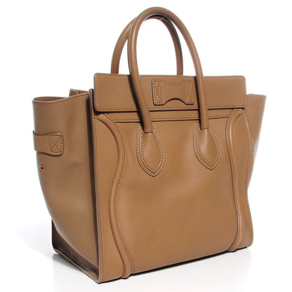 Celine Smooth Calfskin Mini Luggage Camel 3 of 8