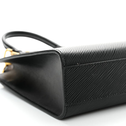 Louis Vuitton Epi Sac Plat BB Black 8 of 9