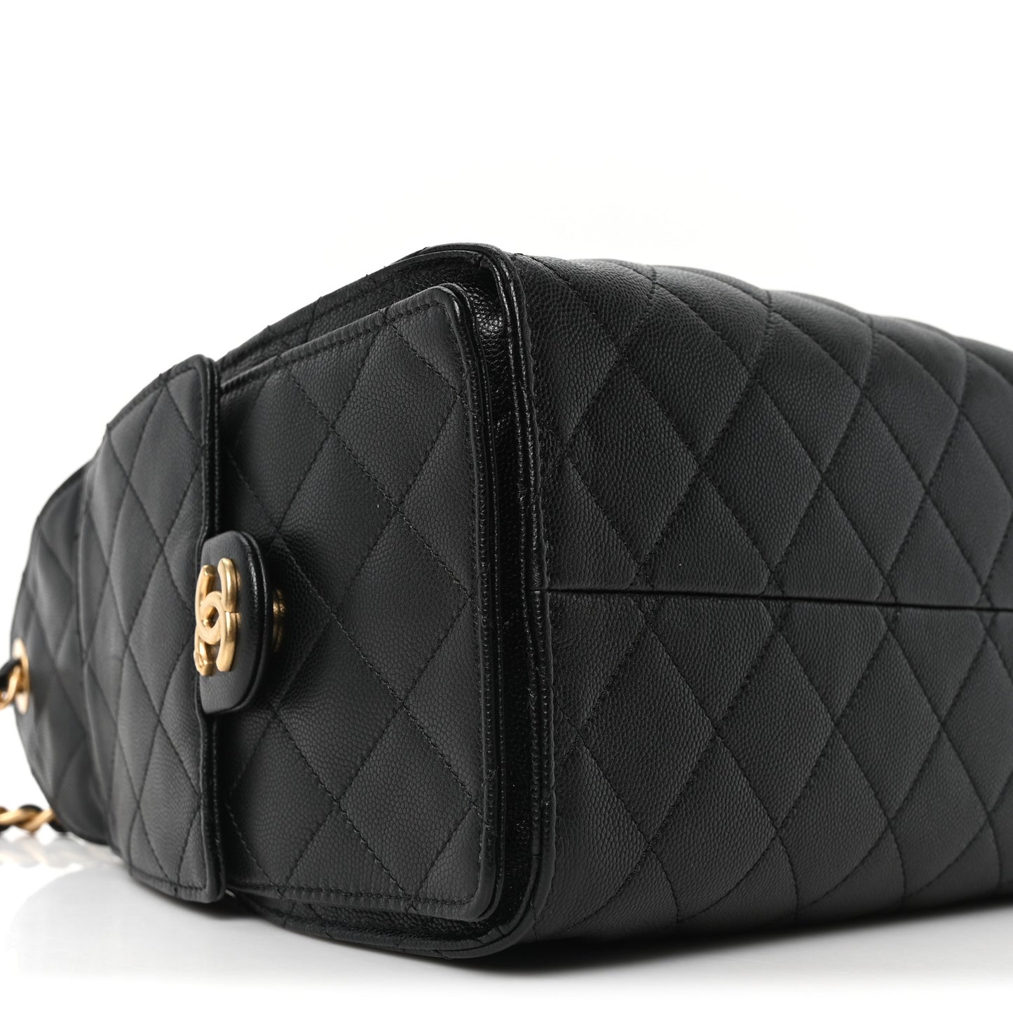 Caviar Quilted Small Chanel 25 Handbag Black