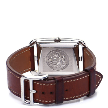 Hermes Stainless Steel Barenia 29mm Cape Cod Automatic Watch Fauve 4 of 6