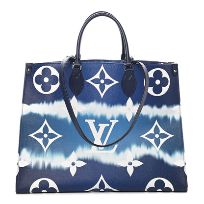 Louis Vuitton Monogram Escale Onthego GM Blue 1 of 9