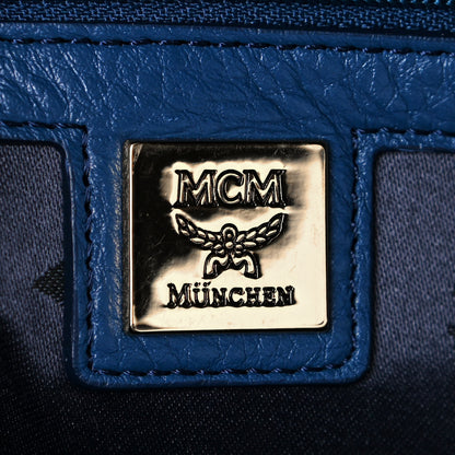 MCM Visetos Studded Medium Stark M Backpack Munich Blue 5 of 11