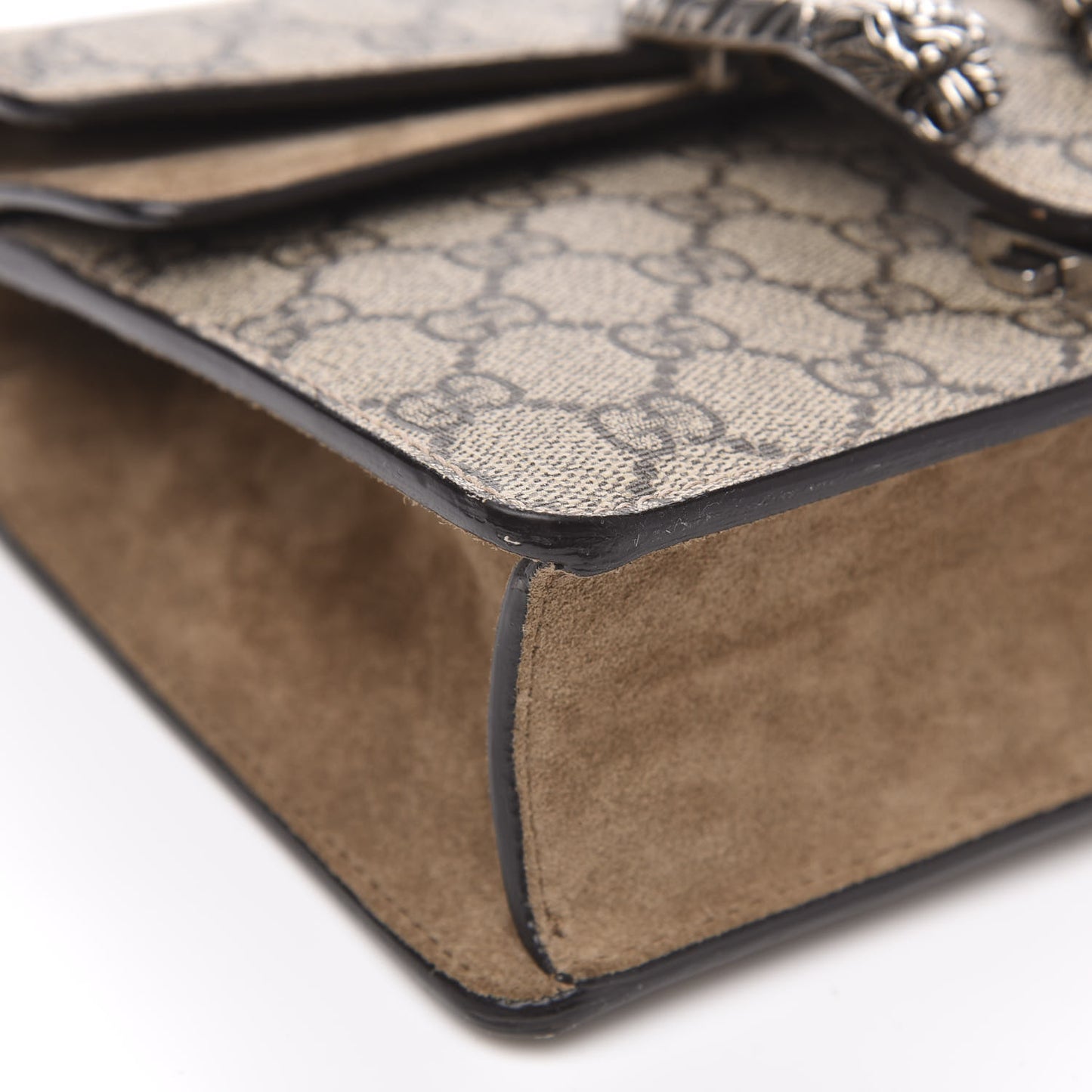 GG Supreme Monogram Mini Dionysus Shoulder Bag Taupe