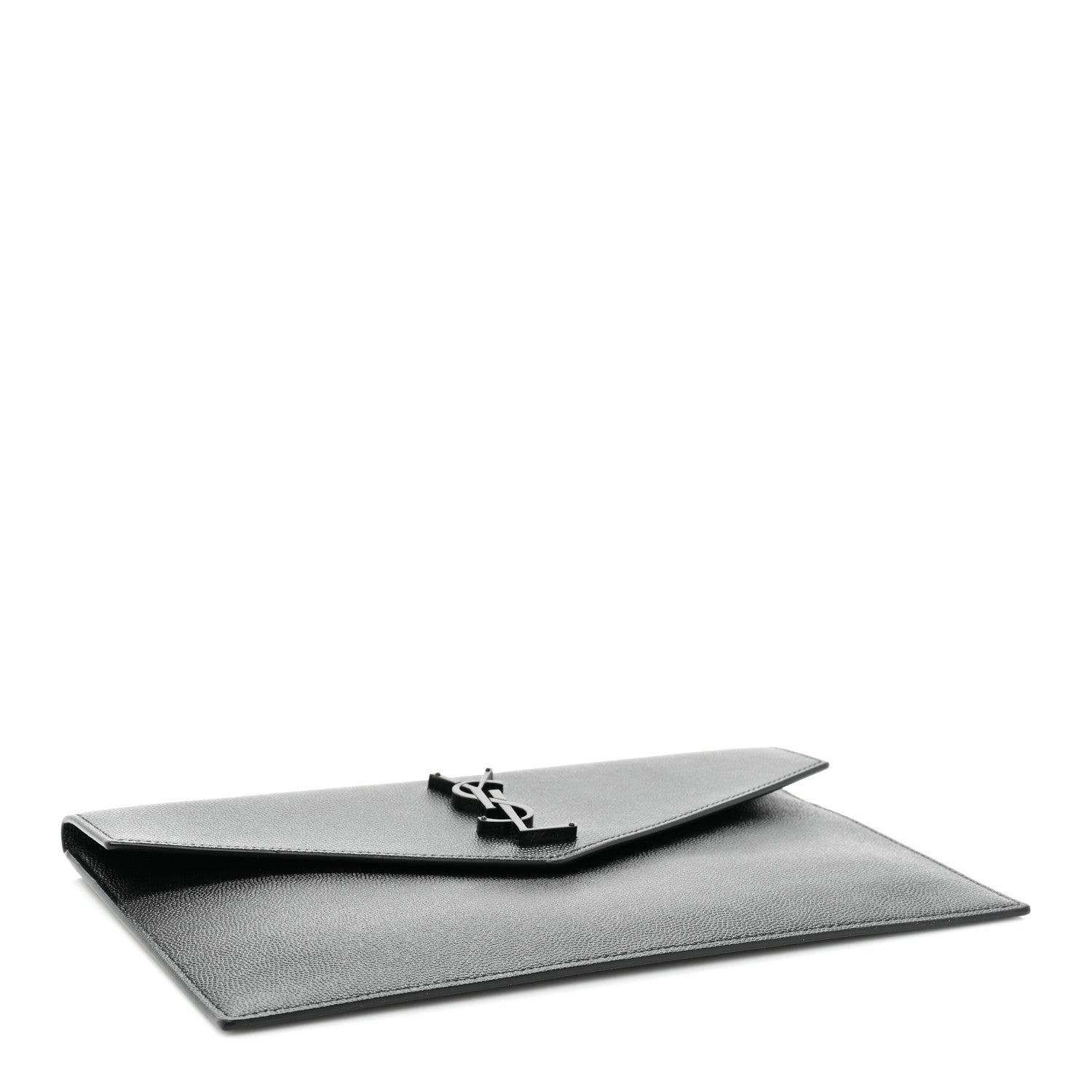 Saint Laurent Grain De Poudre Uptown Pouch Black 4 of 9