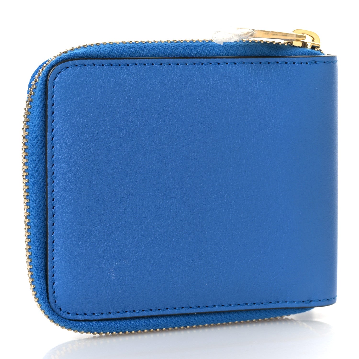 Gucci Vitello Eclipse Interlocking G Zip Around Card Case Wallet Bright Splash Carrot Orange 3 of 8