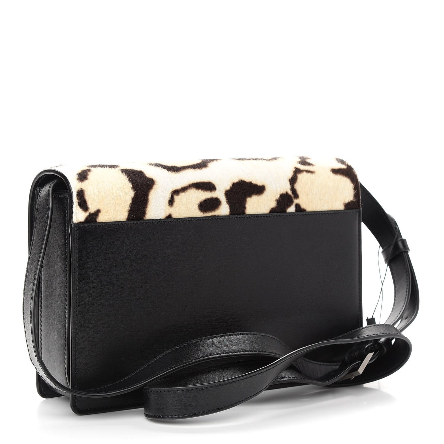 Pony Hair Leopard Print Calfskin Medium Bellechasse in Beige and Brown