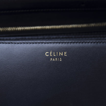 Celine Box Calfskin Medium Classic Box Flap Bag Black 6 of 10