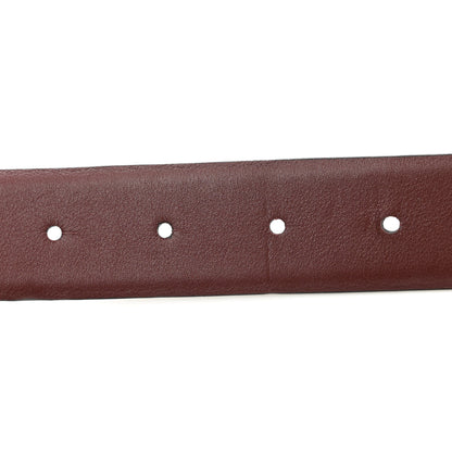 Chanel Calfskin CC Reversible Belt 85 34 Black Burgundy 6 of 9