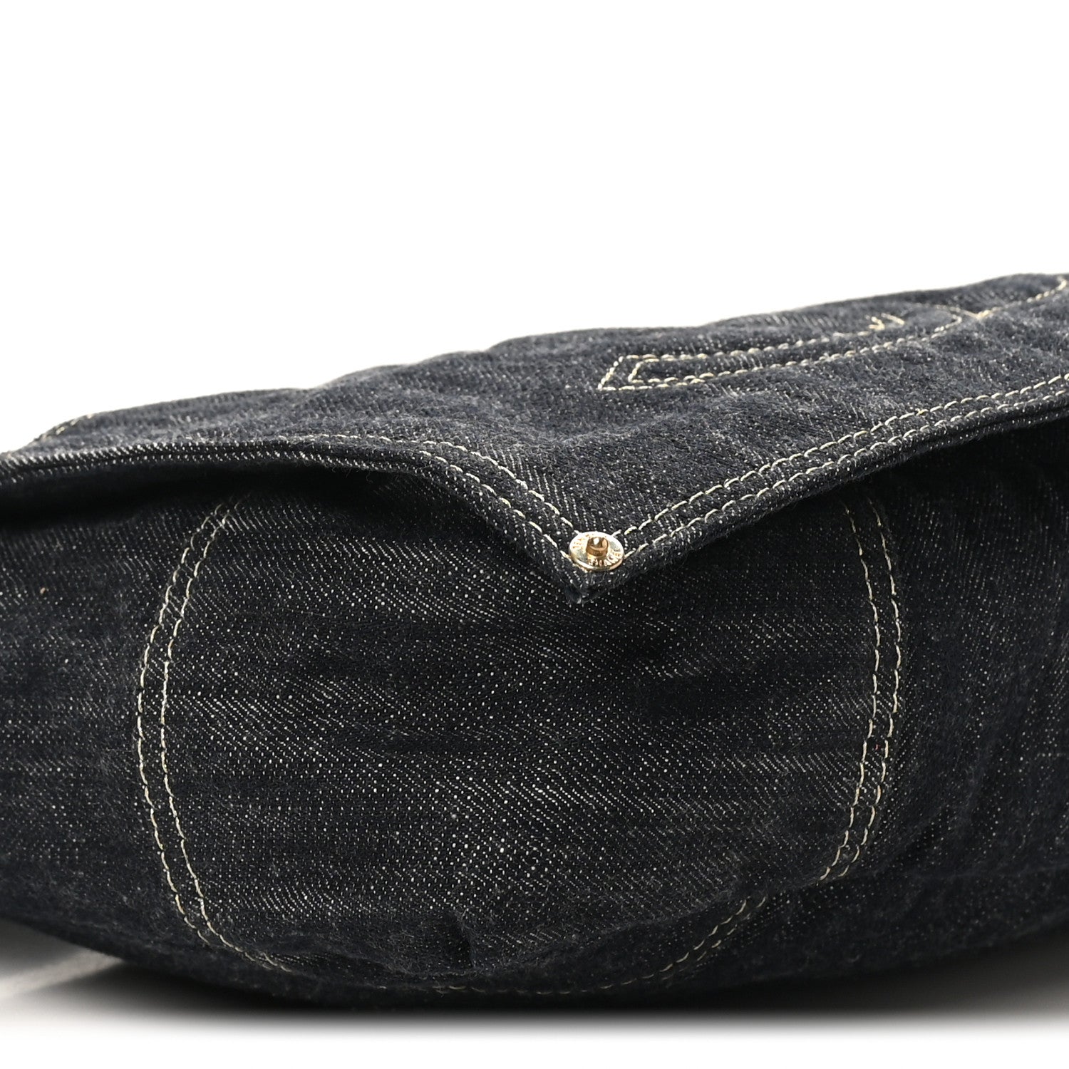 Chanel Denim CC Messenger Bag Blue 9 of 10