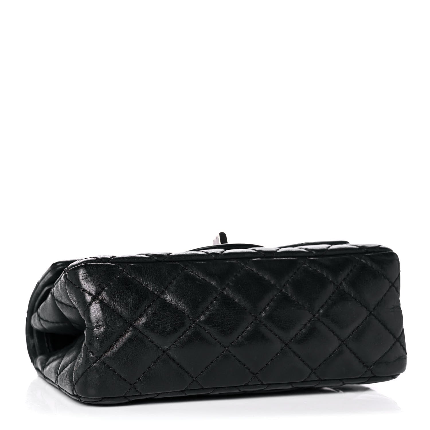 Chanel Iridescent Calfskin Quilted 2.55 Reissue 224 Flap Black 3 of 17