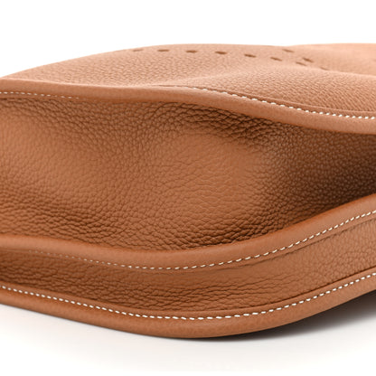 Hermes Taurillon Clemence Evelyne III PM Gold 8 of 8