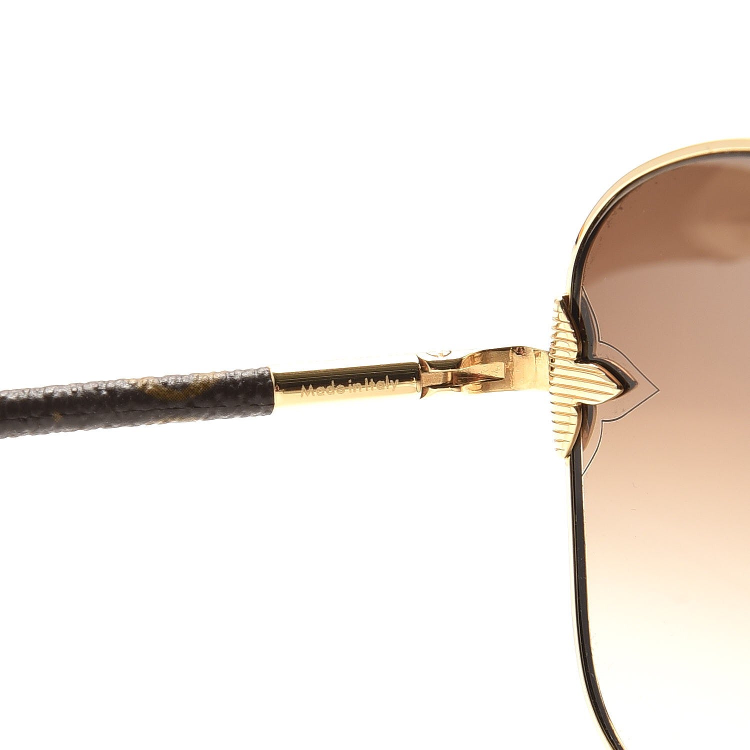 Louis Vuitton Monogram Viola Round Sunglasses Z0464U Brown 5 of 8