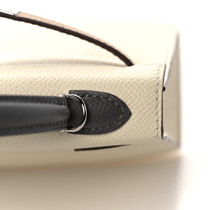 Hermes Epsom Mini Kelly Sellier 20 Nata Chai Gris Meyer 11 of 32