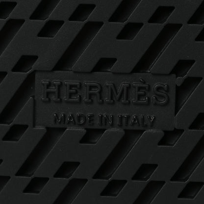 Hermes Calfskin Womens Chypre Sandals 38 Black 8 of 11