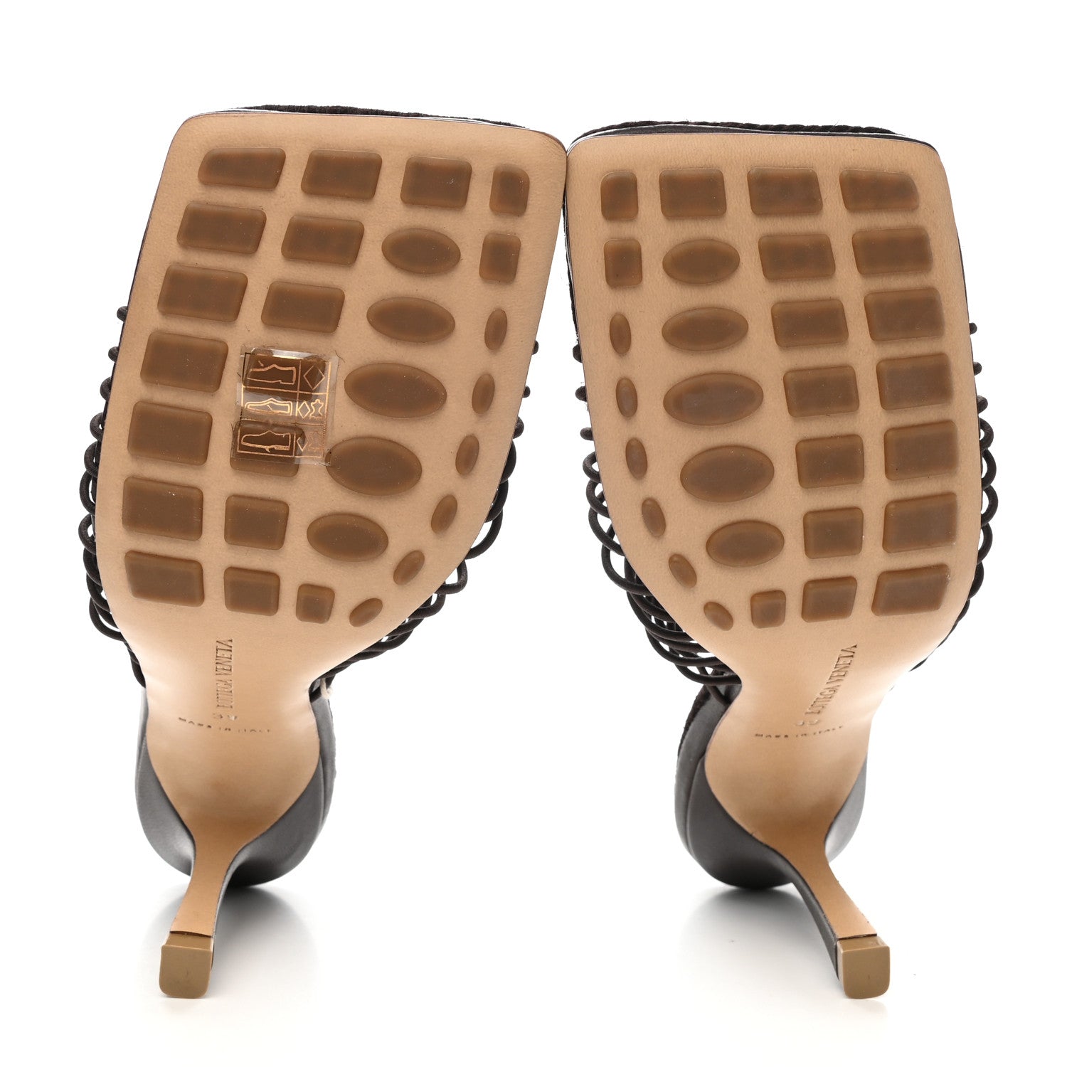 Bottega Veneta Raffia Elasticized Stretch Mule Sandals 39 Bitter Chocolate 5 of 7