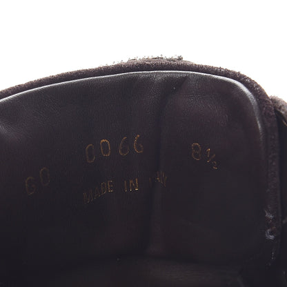 Louis Vuitton Suede Monogram Speeding Velcro Sneakers 8.5 13 of 13