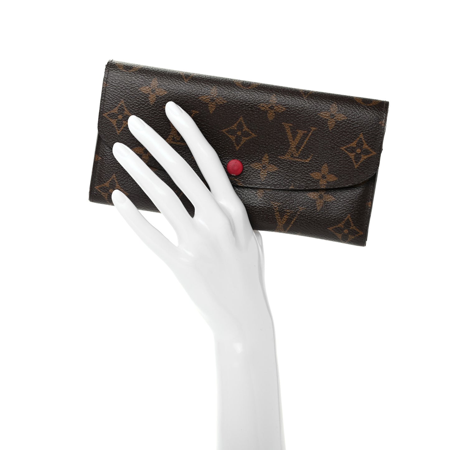 Monogram Emilie Wallet Red
