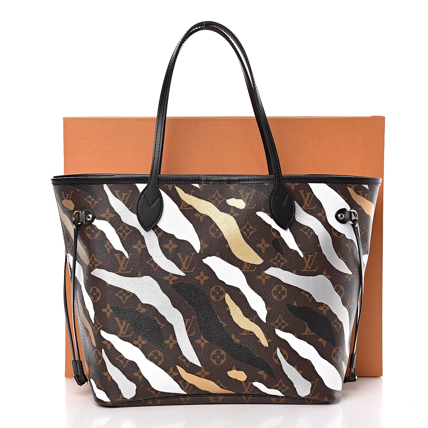 X LOL Monogram Neverfull MM Gold Silver