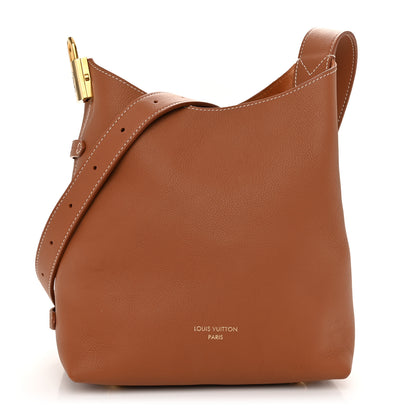 Louis Vuitton Grained Calfskin Low Key Hobo PM Cognac 1 of 10