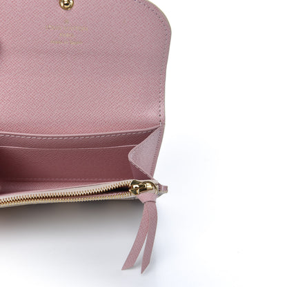 Louis Vuitton Damier Azur Rosalie Coin Purse Rose Ballerine 5 of 7