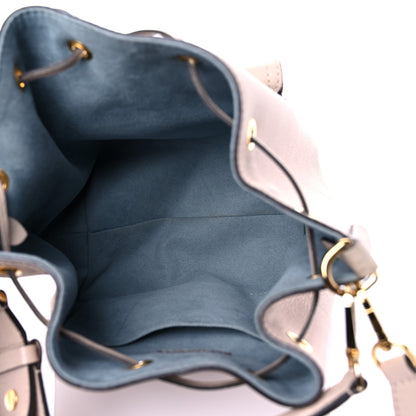 Louis Vuitton Calfskin Lockme Bucket MM Greige 5 of 13