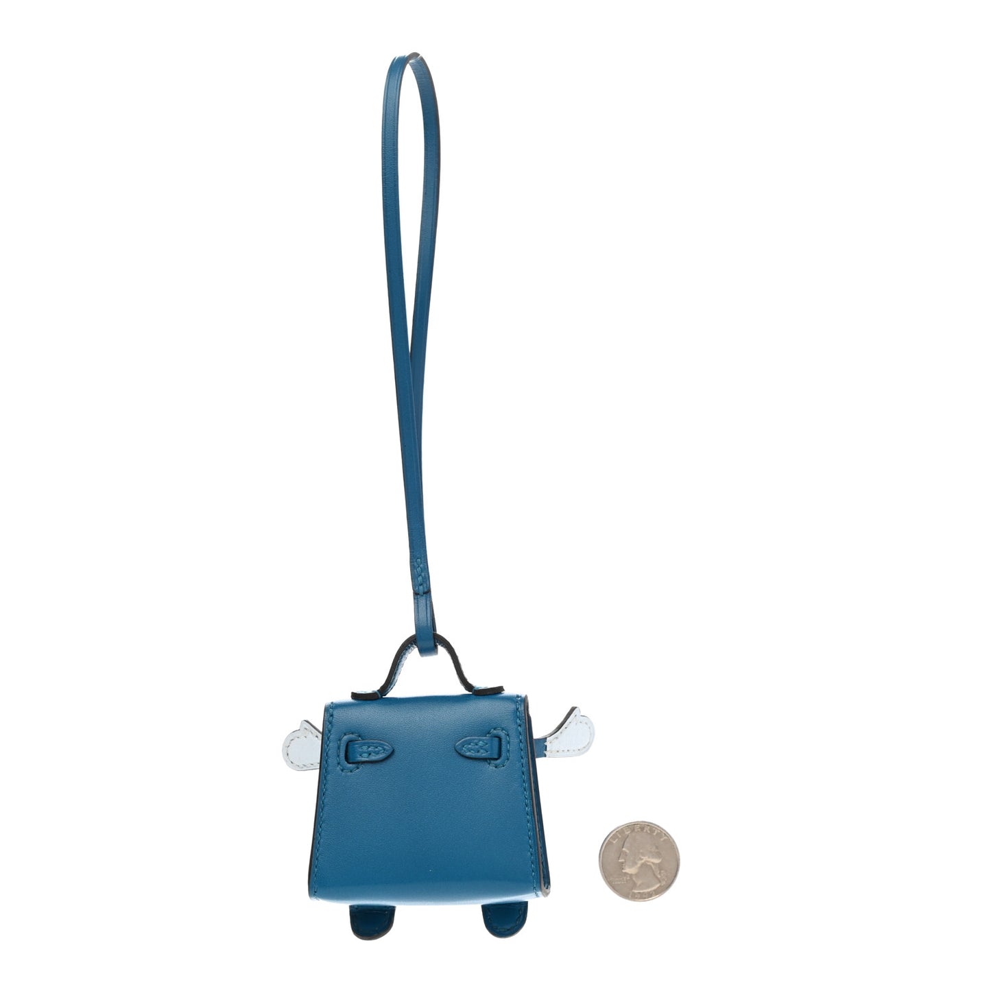 Tadelakt Chevre Mysore Kelly Quelle Idole Bag Charm Bleu Izmir Jaune Bourgeon Bleu Brume Vert Bosphore