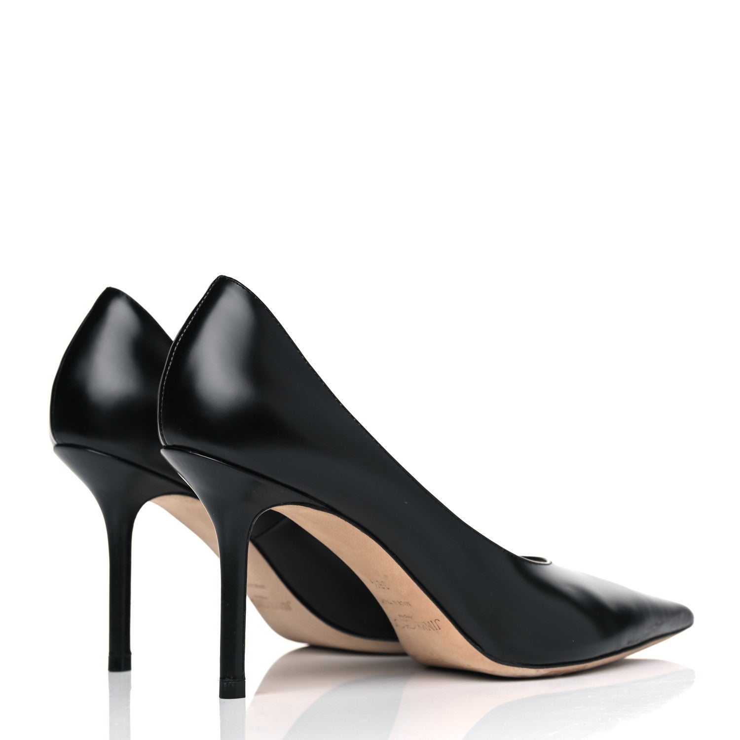 Jimmy Choo Liquid Leather Ava 85 Pumps 36.5 Black 4 of 6