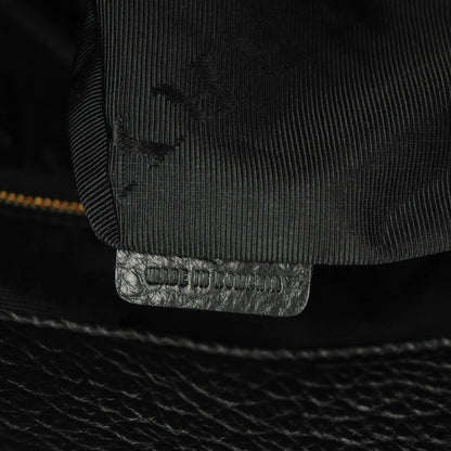 Burberry Heritage Grain Check Embossed Medium Dewsbury Tote Black 7 of 8