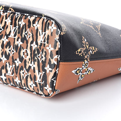 Louis Vuitton Monogram Giant Jungle Neverfull MM Black 10 of 10