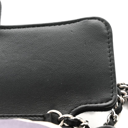 Chanel Jersey Fabric Quilted Foldable Tote With Chain Black Multicolor 18 of 19