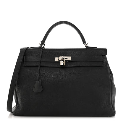 Hermes Togo Kelly Retourne 40 Black 1 of 15