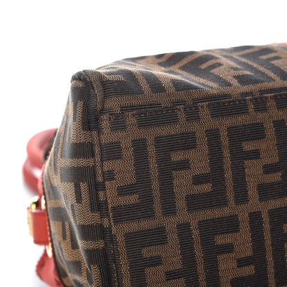 Fendi Zucca Grommet Bag De Jour Tobacco Red 16 of 17
