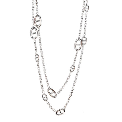 Hermes Sterling Silver Farandole Necklace 120 1 of 6