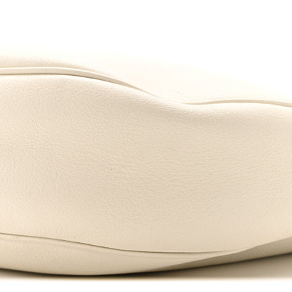 Celine Supple Calfskin Cuir Triomphe Heloise Shoulder Bag White 11 of 15