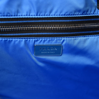 Prada Nappa Soft Large Tote Black Cobalto 6 of 9