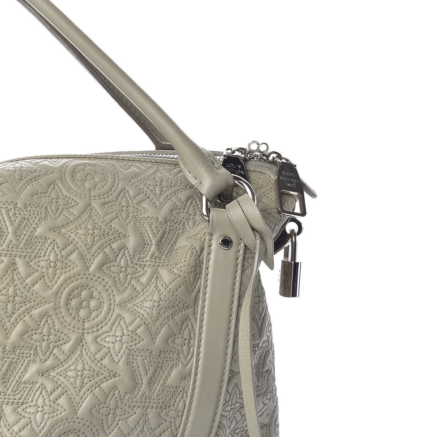 Monogram Lambskin Antheia Ixia MM Grey