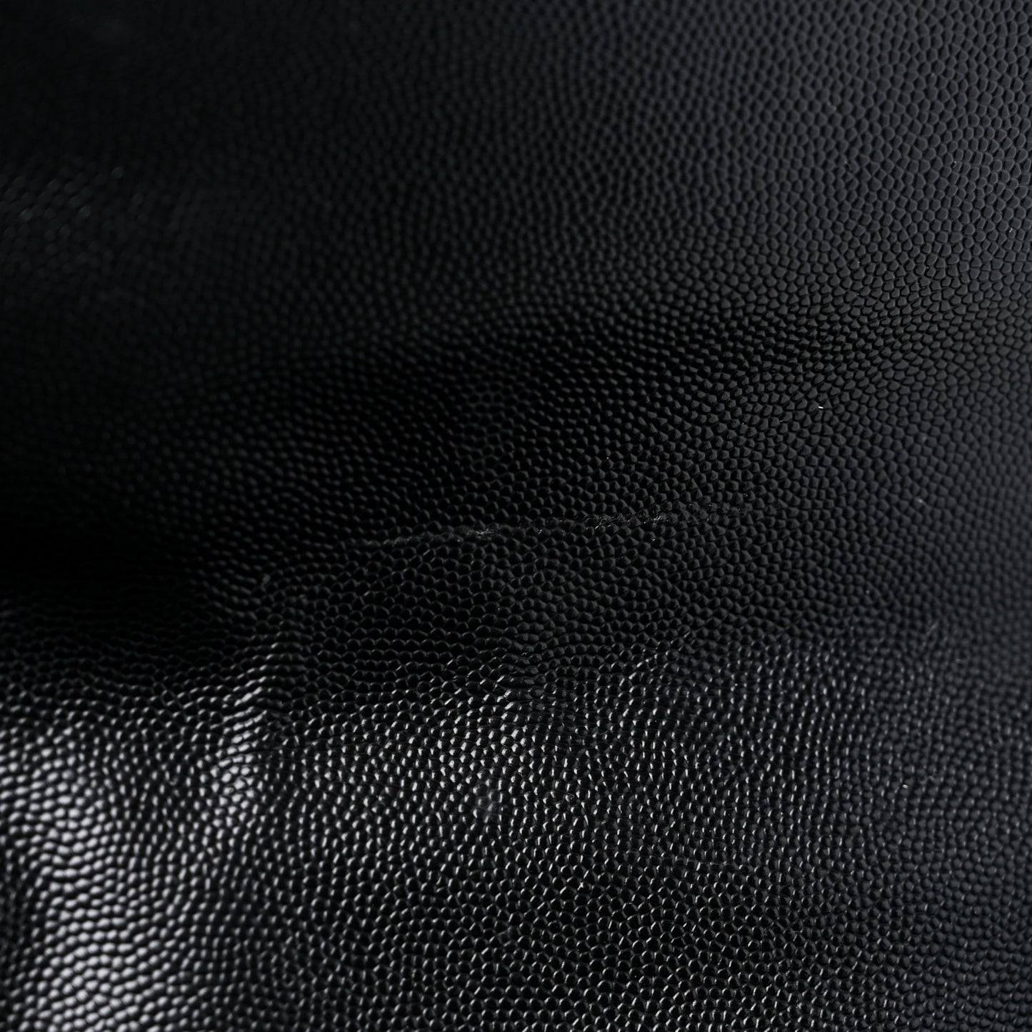Grain De Poudre Matelasse Chevron Large Monogram Satchel Black