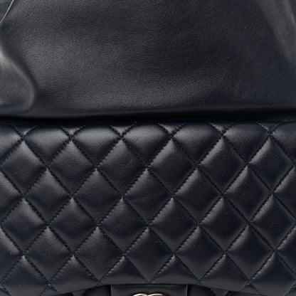 Chanel Lambskin Quilted Large in Seoul Backpack Navy 9 of 11