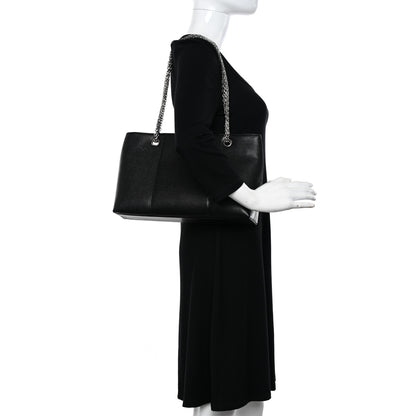 Chanel Grained Calfskin Bijoux Chain Shoulder Bag Black 2 of 10