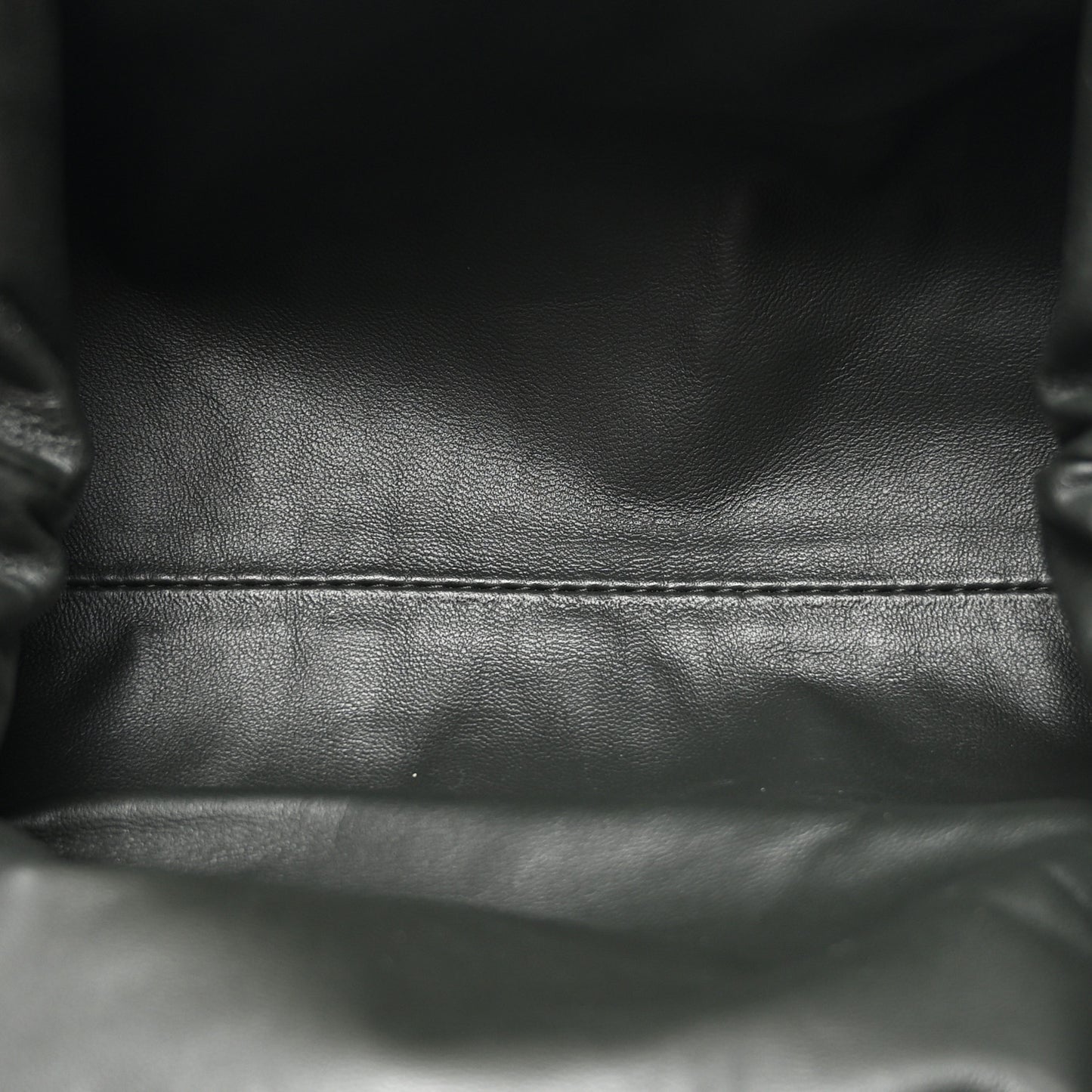 Patent Nappa Intrecciato Teen Jodie Pouch Dark Green