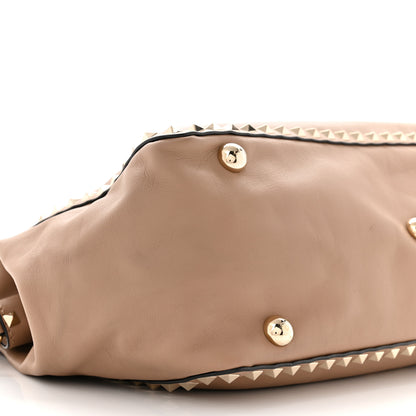 Valentino Garavani Vitello Medium Rockstud Tote Alpaca 8 of 9