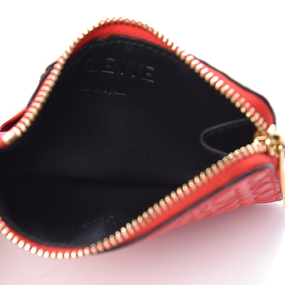 Loewe Calfskin Embossed Repeat Coin Card Holder Pomodoro 5 of 6