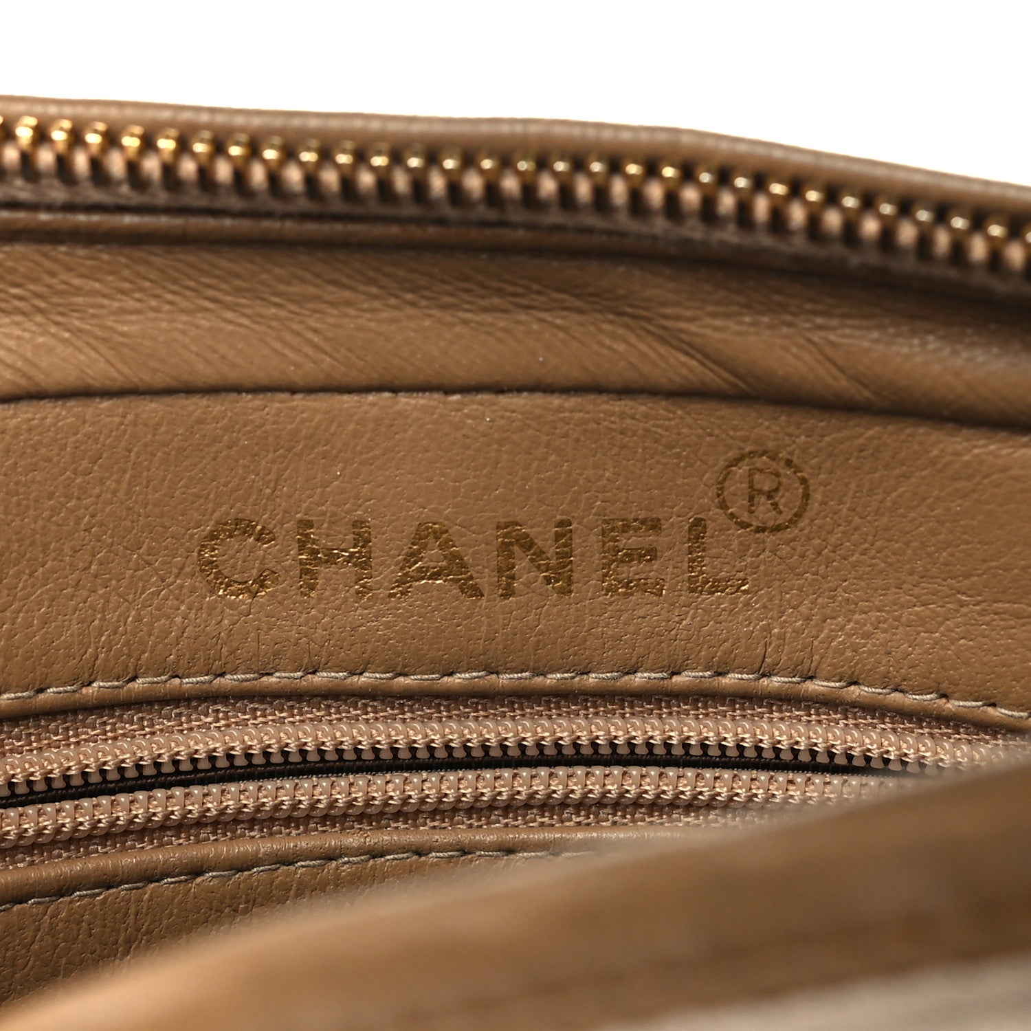 Chanel Lambskin Quilted Flap Camera Case Brown 5 of 14