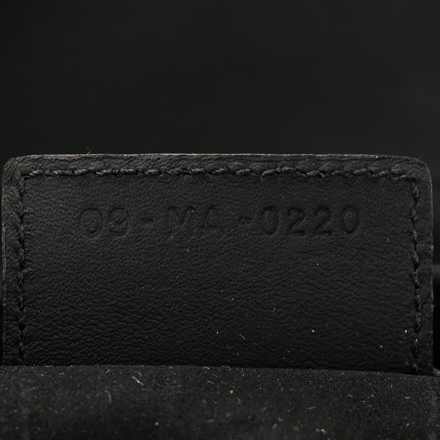 Christian Dior Ultra Matte Calfskin Saddle Bag Black 8 of 10