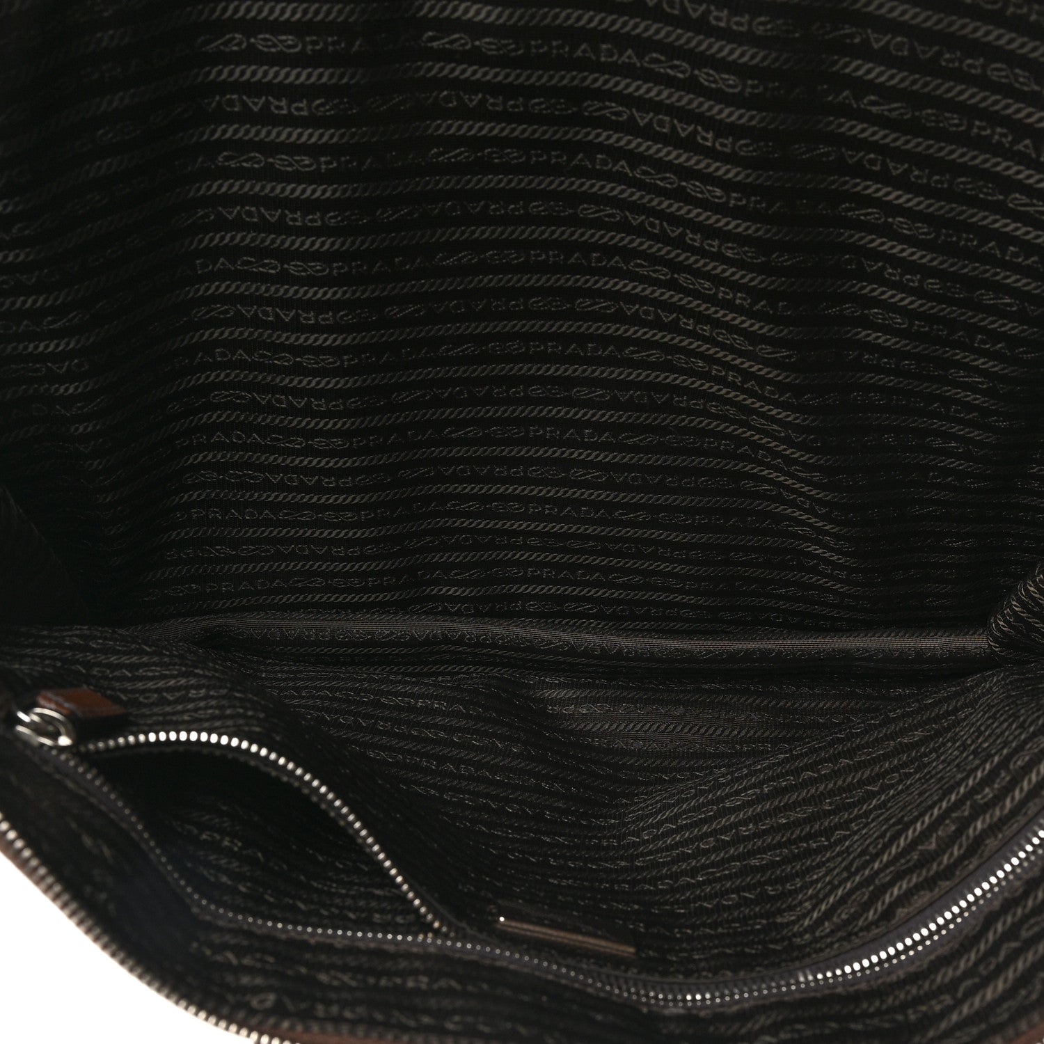 Prada Saffiano Cuir Travel Briefcase Cacao 5 of 10